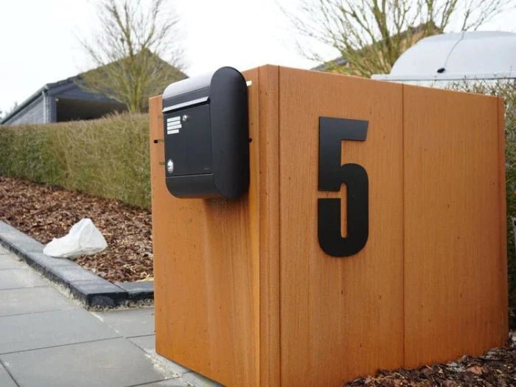 skraldespandsskjul-corten-husnummer-no