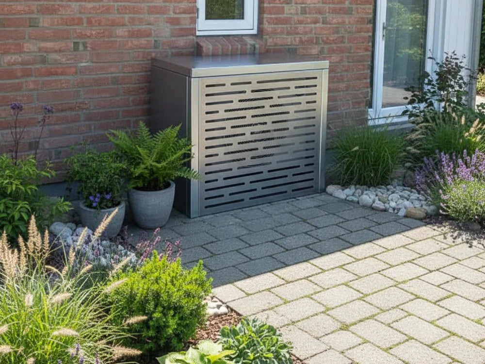 Varmepumpeskjul i stål