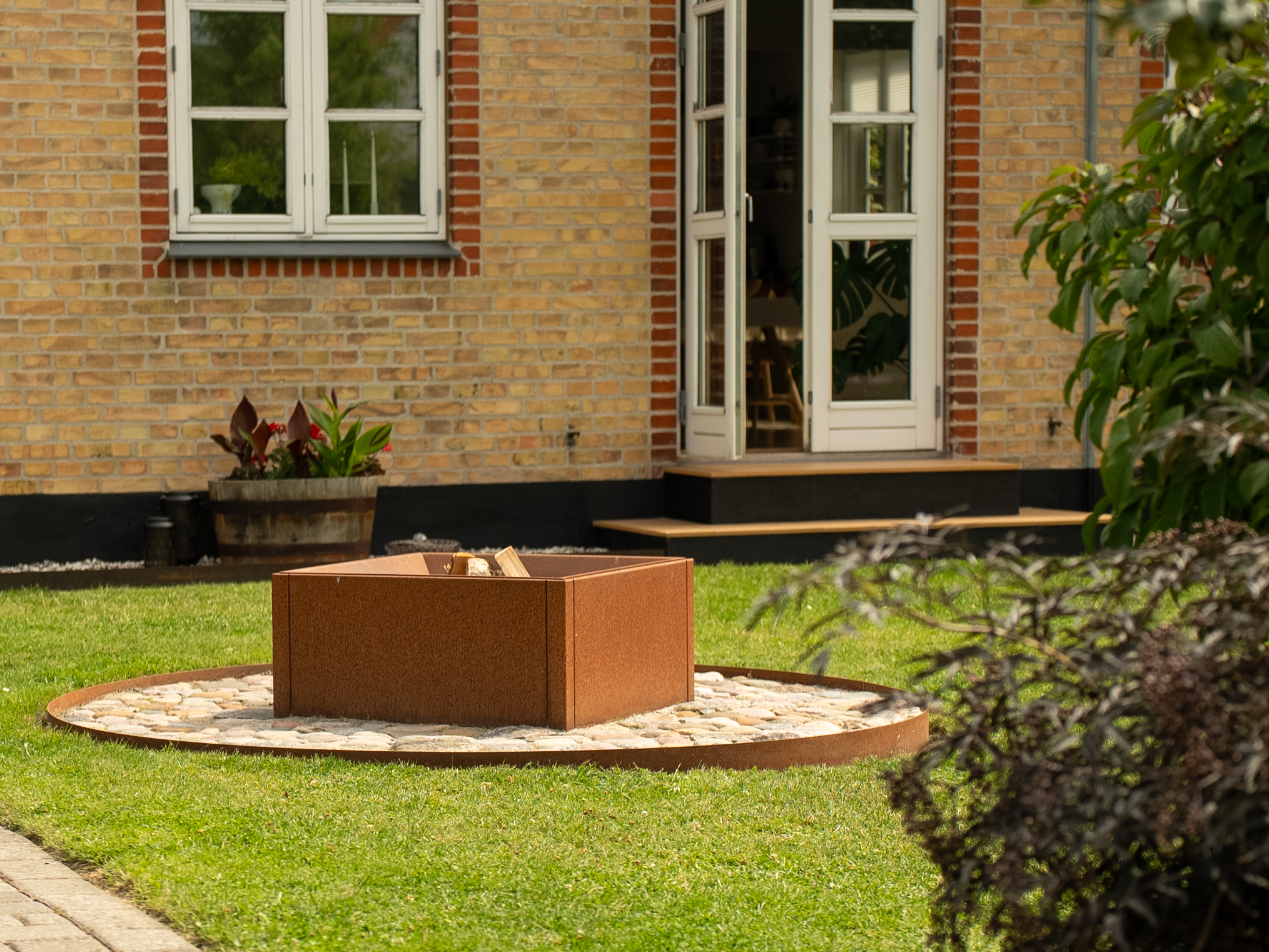 Bålpanner i cortenstål