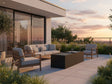 Loungebord CUBY 160 x 40 x 40 cm