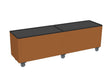 Loungebord CUBY Tray 160 x 40 x 40 cm.