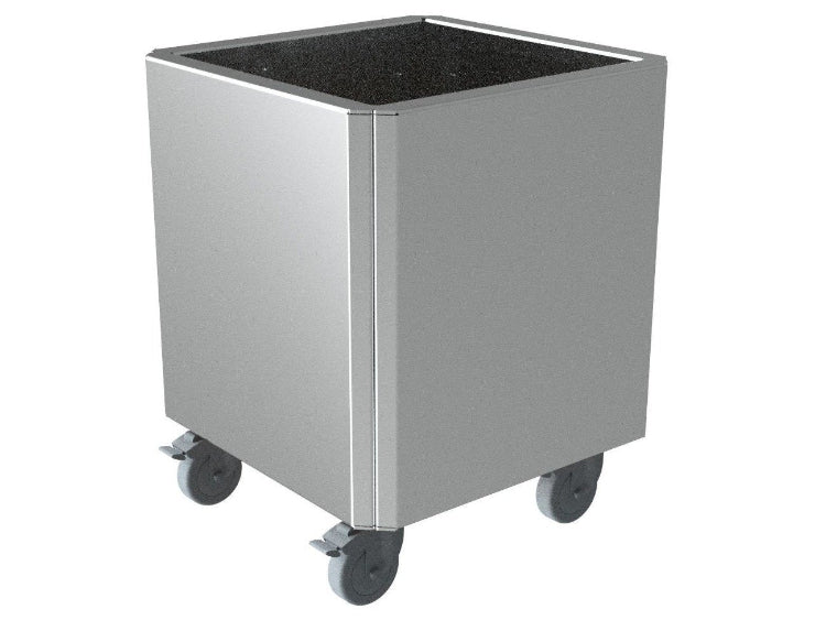 Plantekasse galvaniseret stål EDGY 40 x 40 x 40 cm