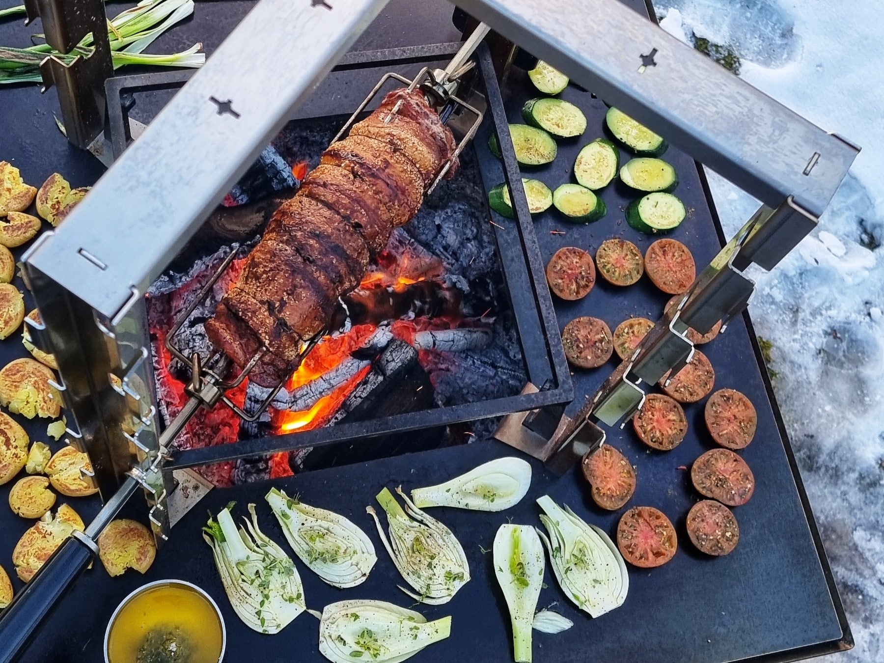 porchetta bålgrill