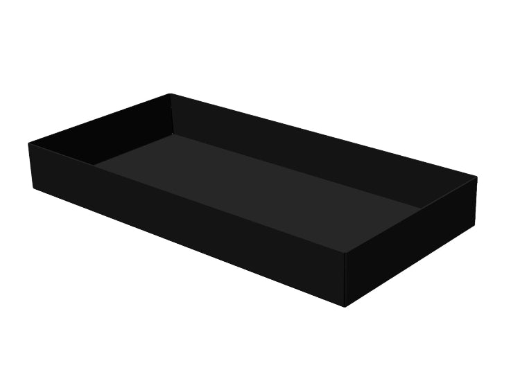 Spejlbassin80x40x10sortlakeret.