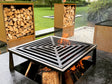 Bålgrill cortenstål CUBY 80 x 80 x 40 cm