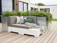Lounge sofa modul i galvanisert stål