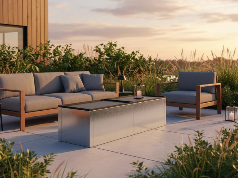 Loungebord med gass til terrasse