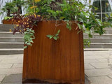Plantekasse cortenstål CUBY 80 x 80 x 80 cm